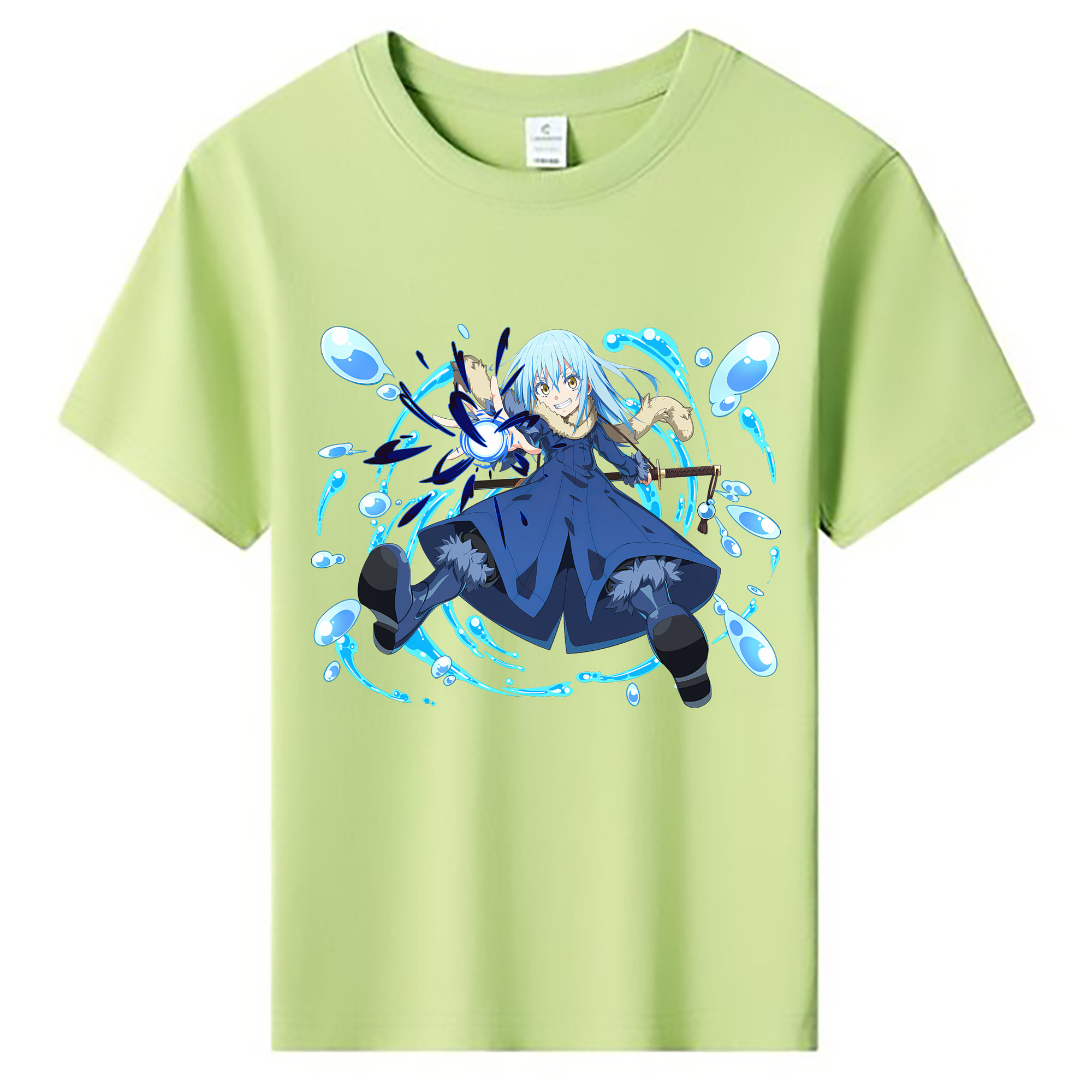 （画像用） 転スラ Regarding Reincarnated to Slime 綿100％キッズTシャツ（フロントプリント）